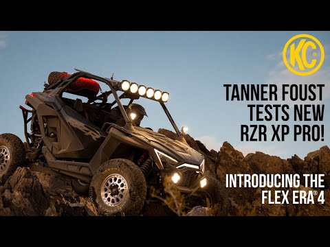 KC HiLiTES® Testing Day! Tanner Foust's FLEX ERA® 4 Equipped Polaris RZR Rips!