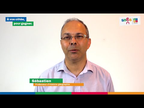Sébastien, professeur d'Histoire géographie