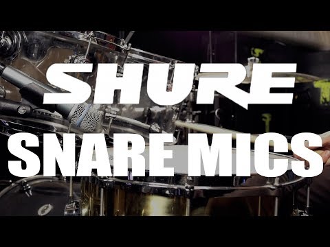 Shure Snare Drum Microphone Comparison
