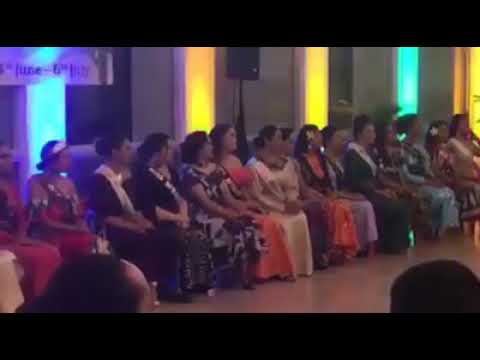 Miss Tuitui Fashion 2019 at the cocktail party