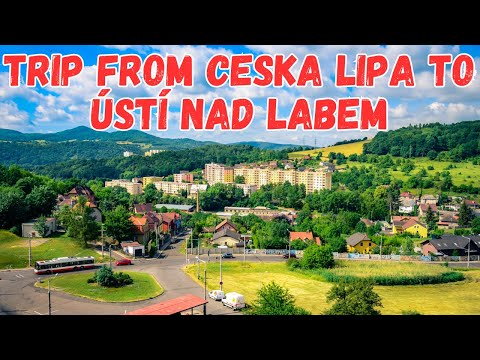 Trip from Ceska Lipa to Ústí nad Labem | Hrad Střekov Větruše | Cable Car and Boat to Litoměřice