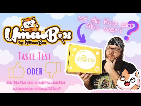 Was kann DIESE JAPANISCHE SÜSSIGKEITEN BOX? Unboxing und Taste-Test Japan - NihonBox! UmaiBox!