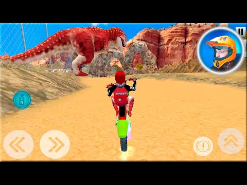 Dino World Bike Racing Game - Bike Race Games to Play - Android Gameplay - YouTube