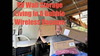 Living In A Bubble - RV Wall Storage - Cordless Air Duster & Vacuum - Vanlife Essentials - Camper