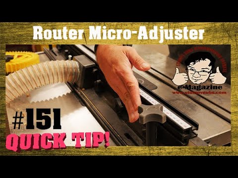 Precisely micro-adjusting your router table fence (Free jig!)