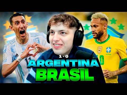 DAVOO XENEIZE REACCIONA AL TÍTULO QUE LO EMPEZÓ TODO - COPA AMÉRICA 2021 "DI MARÍA VS BRASIL"