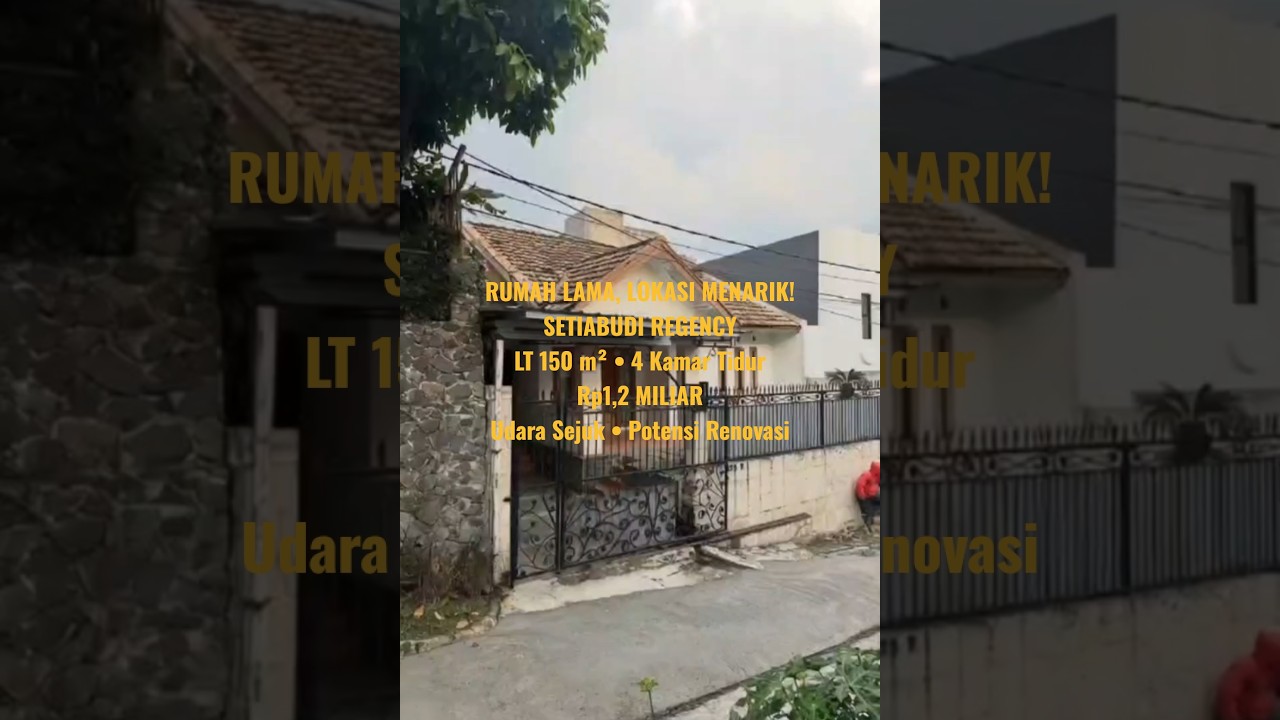 Price Drop! House 150 M² Land Area in Setiabudi Regency Bandung IDR 1.2 Billion