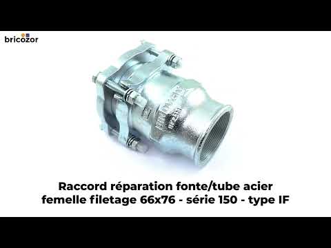 Raccord de réparation fonte pour tube acier Femelle - série 150 - type IF GEBO