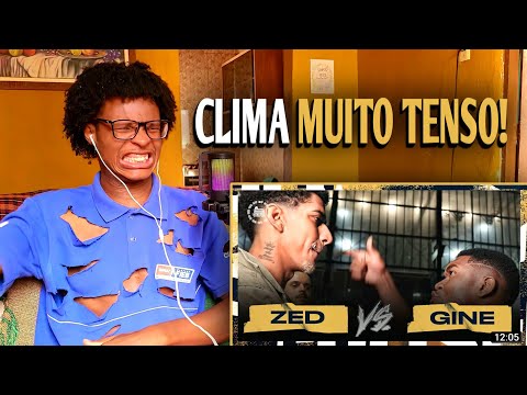 (FICOU PESSOAL 🔥🔥🔥) ZED X GINE | React [BATALHA DO COLISEU - EDIÇÃO 123]