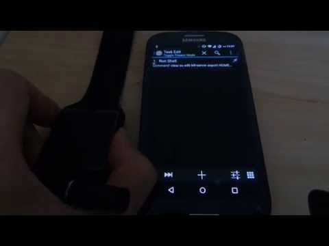 Automate android wear "Theater Mode" demo
