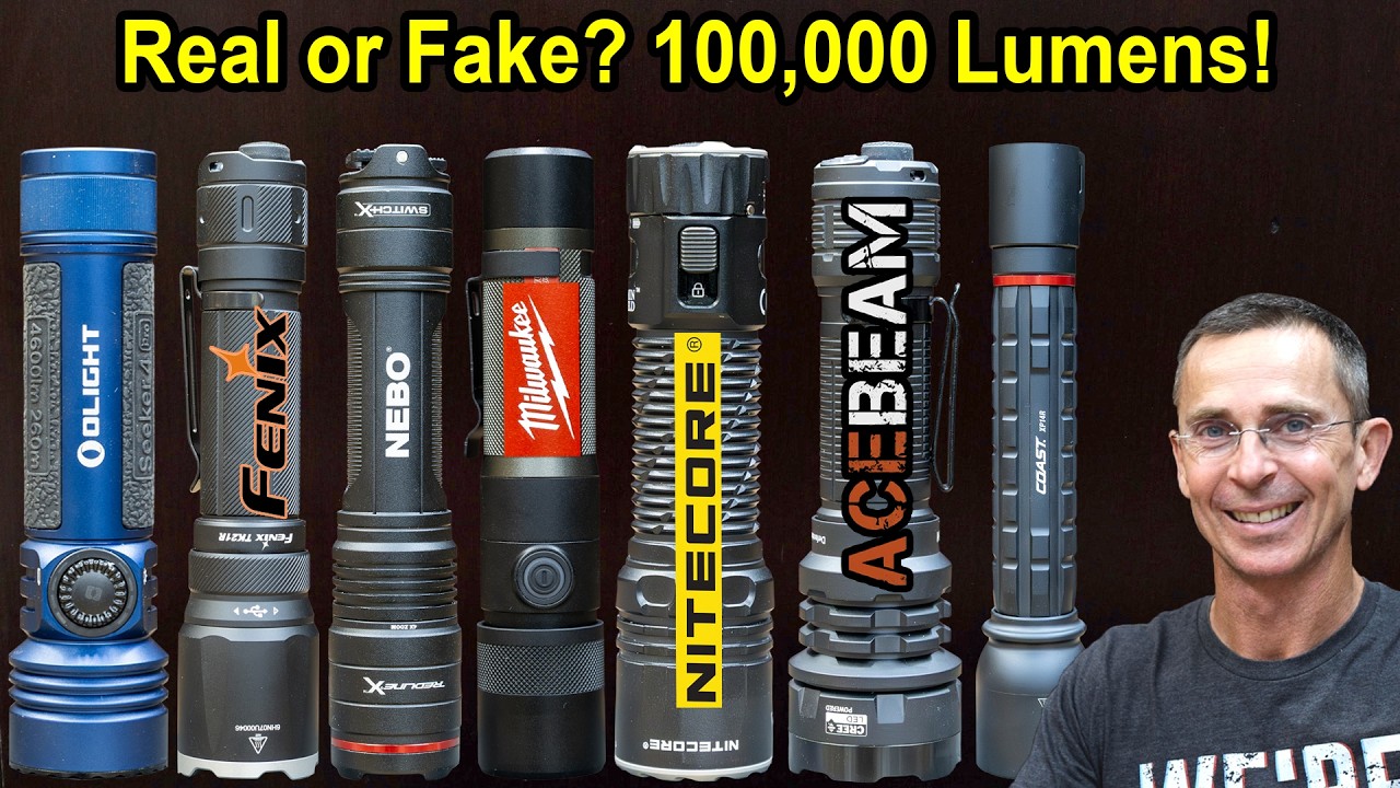 100,000 Lumen Flashlight? Let’s Find Out!