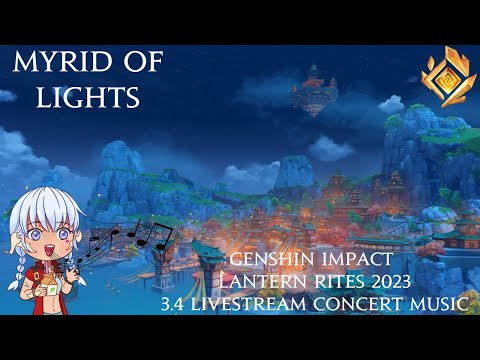 Genshin Impact - Myrid of Lights 1 Hour Loop
