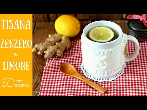 Ginger and Lemon Herbal Tea. Detox and Flu Reliever | Rice Powder