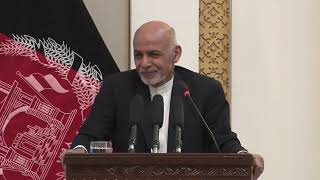 سخنان رئیس جمهور غنی در مراسم افتتاح دوازدهمین نشست شاروالان راه ابریشم