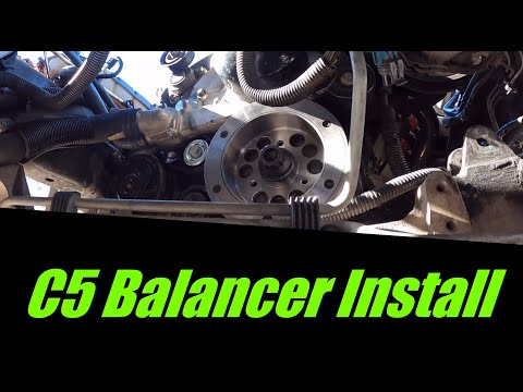 Summit Racing Harmonic Balancer and ARP Crank Bolt Install on C5 Corvette