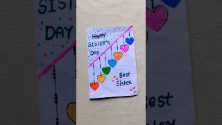 Download lagu Happy sister's Day ❤🌈 greeting Card #shorts #sistersday #youtubeshorts #viral #shortvideo mp3