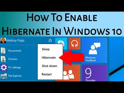 How To Enable Hibernate In Windows 10