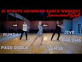 15 Minute Advanced Dance Workout | Rumba, Cha Cha, Samba, Paso Doble and Jive | Mirror Image