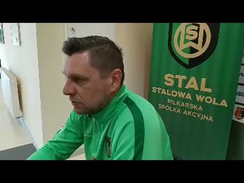 Konferencja prasowa po meczu Stal Stalowa Wola - Avia Świdnik