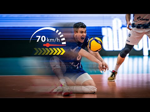 Fantastic Reaction by Fastest Libero in the WORLD - Jenia Grebennikov