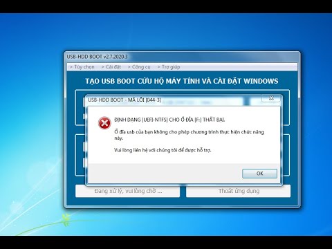 Video hướng dẫn khắc phục lỗi khi tạo USB Boot Video hướng dẫn khắc phục lỗi khi tạo USB Boot