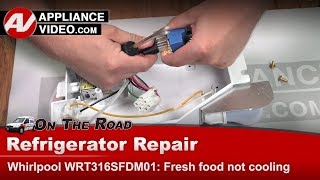 Whirlpool Refrigerator Repair - Not Cooling in Fridge Section - Defrost Control Board