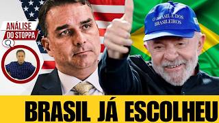 LULA DEFENDE O TRABALHADOR ENQUANTO FLÁVIO DEFENDE O TRUMP - Análise do Stoppa
