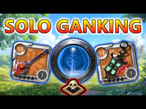 ☣️Solo Black Zone ☣️ Ganking | Cursed Staff 💀 1330+ IP 5.1 ONLY | Albion Online | Ep. 3