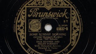 Dick Haymes and Helen Forrest 'Some Sunday Morning' 1945 78 rpm