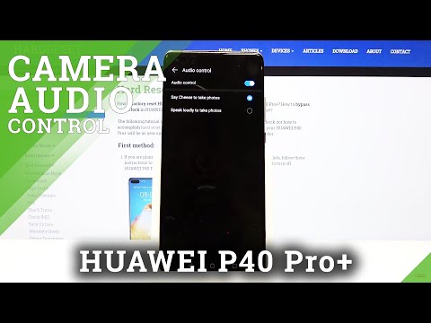 How to Activate Audio Control in HUAWEI P40 Pro+ - Use Camera Audio Control