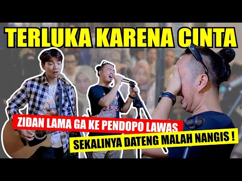 ZIDAN NANGIS DI PANGGUNG❗ TERLUKA KARENA CINTA - ZINIDIN ZIDAN FT TRI SUAKA