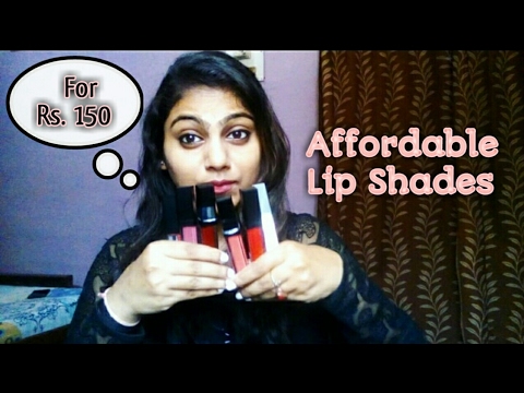 Affordable Lip Shades | Under 150 | Matte Lip shades | Lavishka Jain