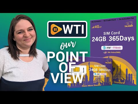 Data SIM Card 24GB for 365 Days Support AT&T - WTI product video review