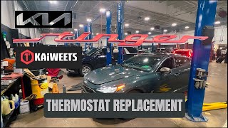 How to Replace Thermostat on Your Vehicle Kia Stinger 3.3L   @WrenchingRyan