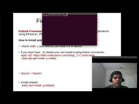 First Dapp with embark framework