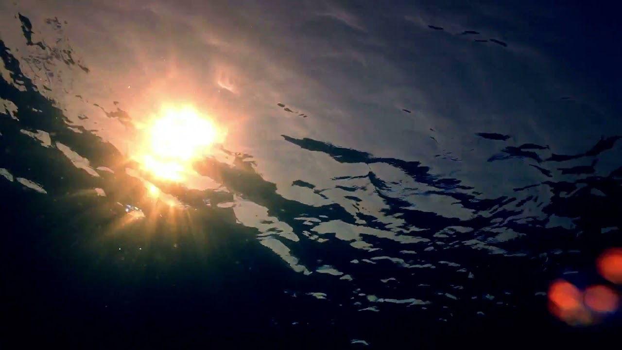 Sun rays shining through water ripples - Free stock footage
