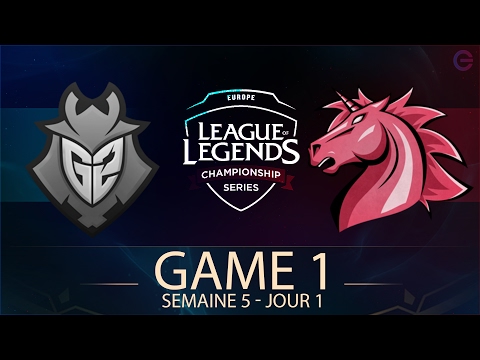 G2 VS UOL • GAME 1 - LCS EU 2017 - Week 5 - Day 1