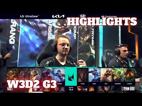 KOI vs BDS - Highlights | Week 3 Day 2 LEC Spring 2023 | KOI vs Team BDS W3D2