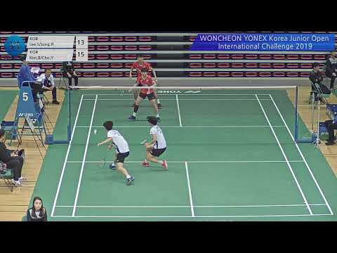 XD U19 R64| (KOR) Lee.S/Jung.H vs (KOR) Kim.B/Cho.Y[WONCHEON YONEX Korea Junior Open International