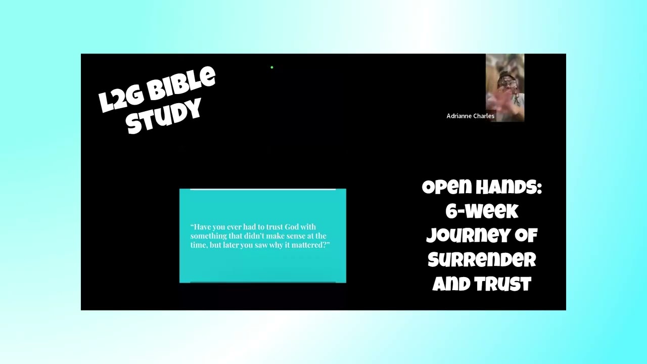 L2G Spring 2026 Bible Study: Session #2