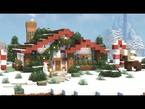 EPIC Minecraft Polar Cat Xmas House Build!
