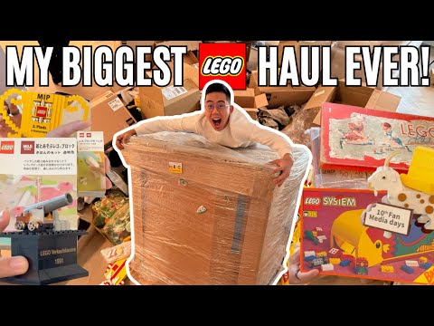 Unboxing my BIGGEST LEGO Haul Ever!