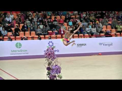 Sinitsina Yulia (RUS) clubs Grand Prix Moscow 2015 All-around