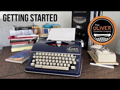 Opening the Box: the Oliver Typewriter | Perfect for Home, Office, and Decor (Getting Started)