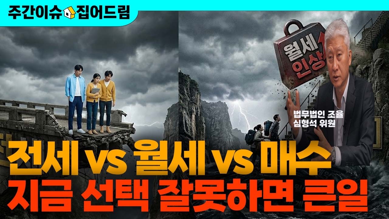 전세 vs 월세 vs 매수, 지금 선택 잘못하면 큰일 납니다! [주간이슈, 집어드림]
