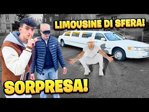 SORPRENDO MIO PAPÀ CON la LIMOUSINE di SFERA EBBASTA! *ASSURDO*