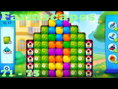 Farmscapes Level 71 - 75 HD Gameplay Walkthrough |  3 - match game | android | ios | pc | app