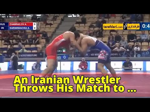 An Iranian Wrestler Throws His Match to Avoid an Israeli