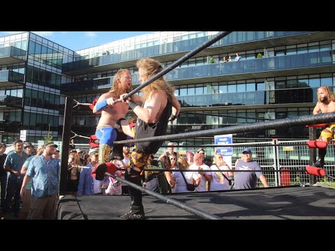 Heathens vs Jonathan Cross & Jefferson James - Pro Wrestling Unleashed -Propeller Arcade Aug 12 2023