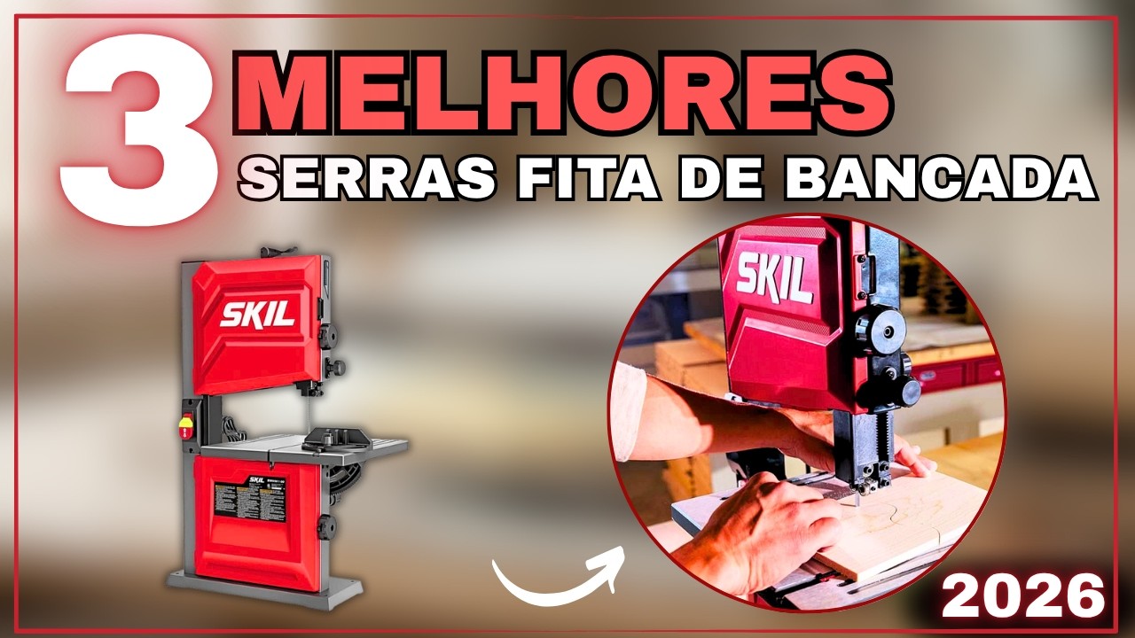 TOP3 Serra Fita de Bancada 2026: Vonder SFV090, Nagano N08SFB1NY ou SKIL BW9501-00 — Custo Benefício